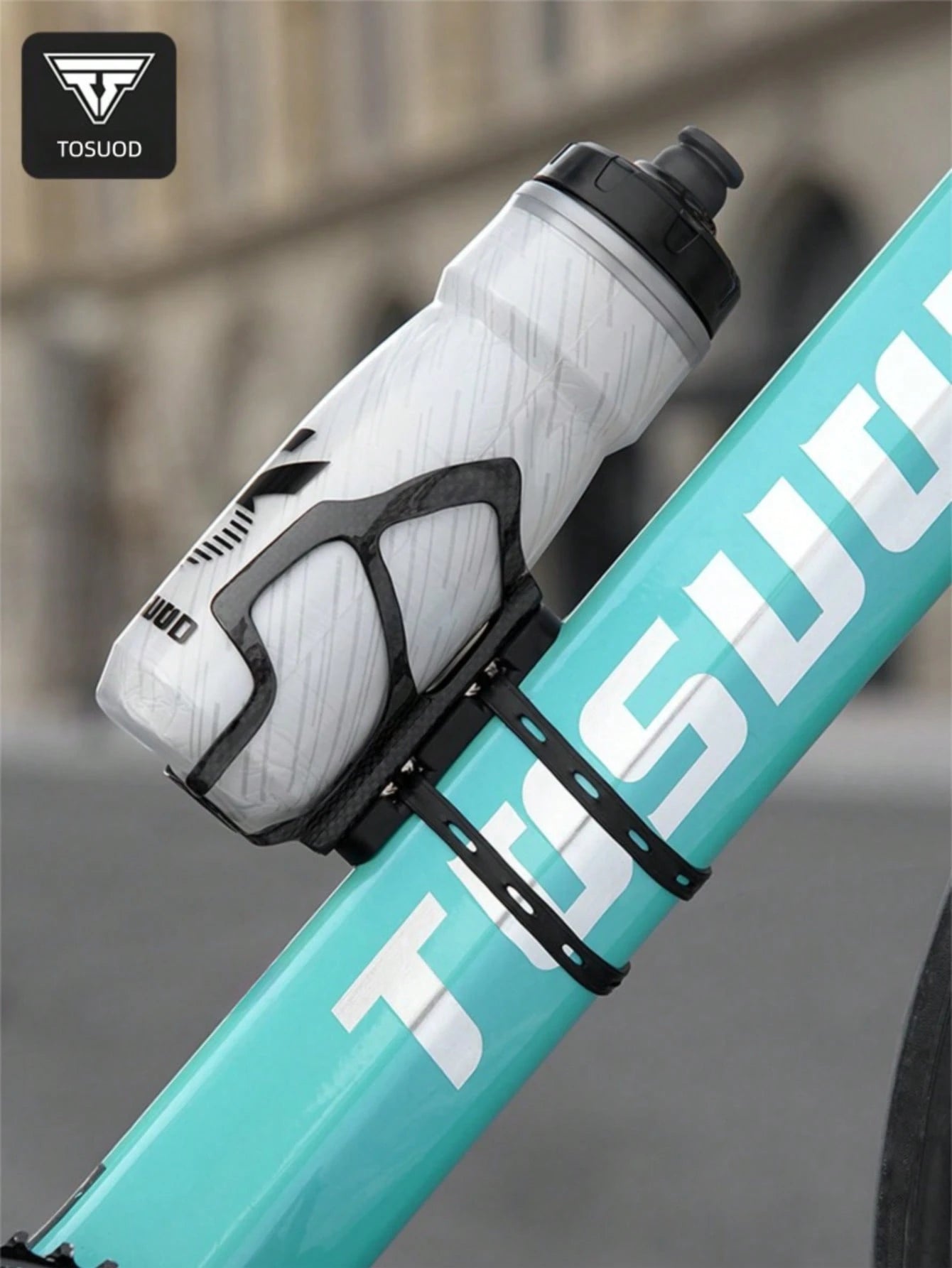 TOSUOD 1 Set Bicycle Water Bottle Cage Base Adapter Bracket, Suitable For Mountain Bike And Road Bike, Cycling Gear, Cycling Gift, Ideal Choice For Cycling