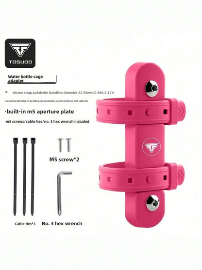 TOSUOD 1 Set Bicycle Water Bottle Cage Base Adapter Bracket, Suitable For Mountain Bike And Road Bike, Cycling Gear, Cycling Gift, Ideal Choice For Cycling