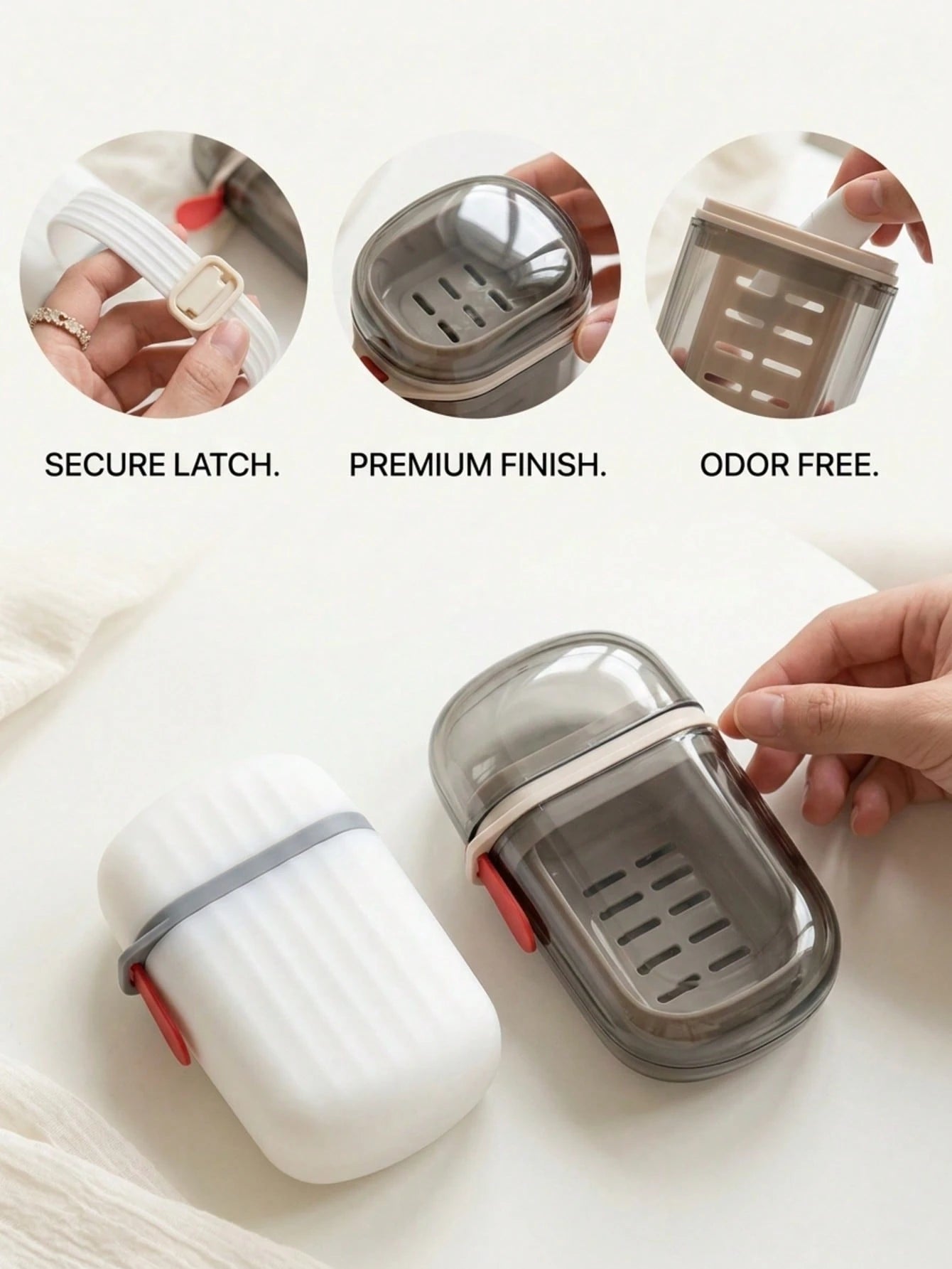 Travel Soap Dish,Leak-Proof Soap Dish With Lid, Portable Strip Soap Holder,Suitable For Travel,Bathroom, Shower, Gym, School, Camping, Vacation, Outdoor And Other Occasions. Bathroom Accessories,Schoo
