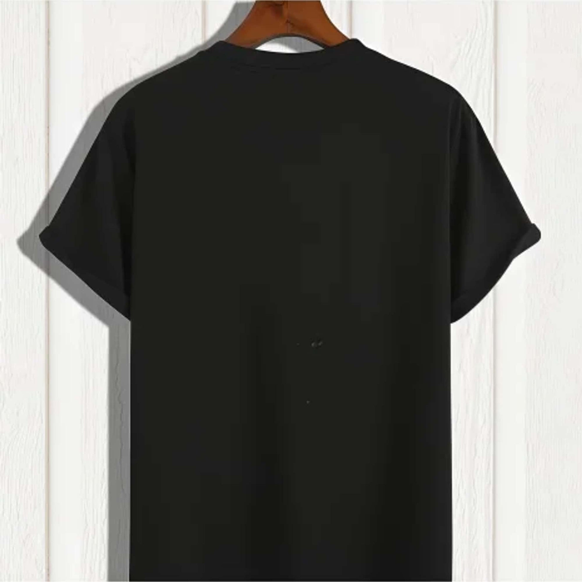 Unisex Black Soft T-Shirt With Purple Butterfly And Heart Print- Valentine's Day Gift, Unisex Casual Crew Neck Short-Sleeved T-Shirt