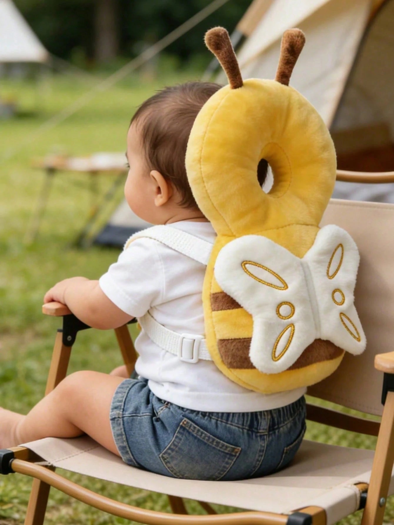 Upgraded Baby Anti-Fall Pillow, Thickened And Widened Toddler Protection Pad, Baby Head Anti-Fall Protective Pillow, Suitable For Toddling And Crawling Babies, Adjustable Baby Head Protection Pad, Bre