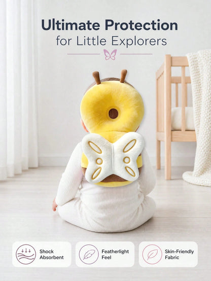 Upgraded Baby Anti-Fall Pillow, Thickened And Widened Toddler Protection Pad, Baby Head Anti-Fall Protective Pillow, Suitable For Toddling And Crawling Babies, Adjustable Baby Head Protection Pad, Bre