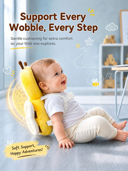 Upgraded Baby Anti-Fall Pillow, Thickened And Widened Toddler Protection Pad, Baby Head Anti-Fall Protective Pillow, Suitable For Toddling And Crawling Babies, Adjustable Baby Head Protection Pad, Bre