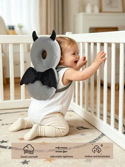 Upgraded Baby Anti-Fall Pillow, Thickened & Widened Toddler Walking Protection Pad, Baby Head Protection Cushion Suitable For Toddlers Learning To Walk And Crawl, Adjustable Baby Head Protection Pad