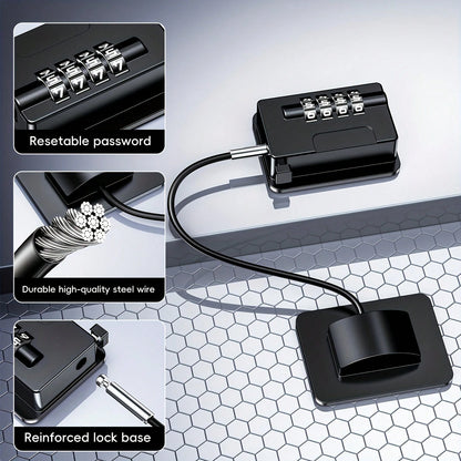 Upgraded Refrigerator Password Lock, Upright Freezer Lock, Cabinet Lock With Password, Child Safety Lock, Black