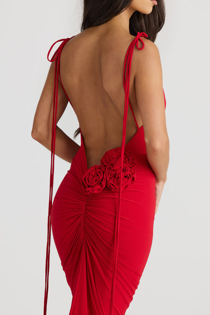 Valencia Dress - Red - SHOPJAUS - JAUS
