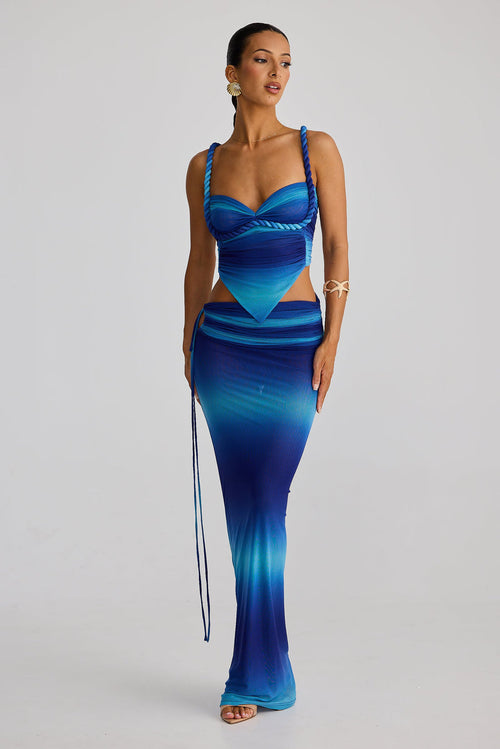 Valetta Skirt - Blue Ombre - SHOPJAUS - JAUS