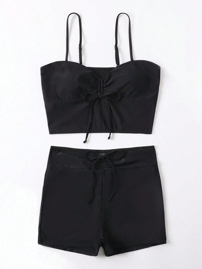 Vaytide Summer Beach Knot Front Shorts Bikini