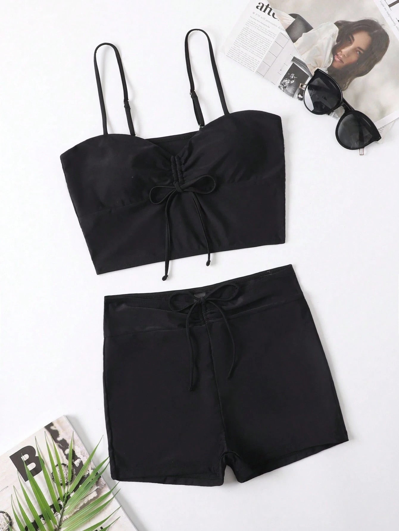 Vaytide Summer Beach Knot Front Shorts Bikini