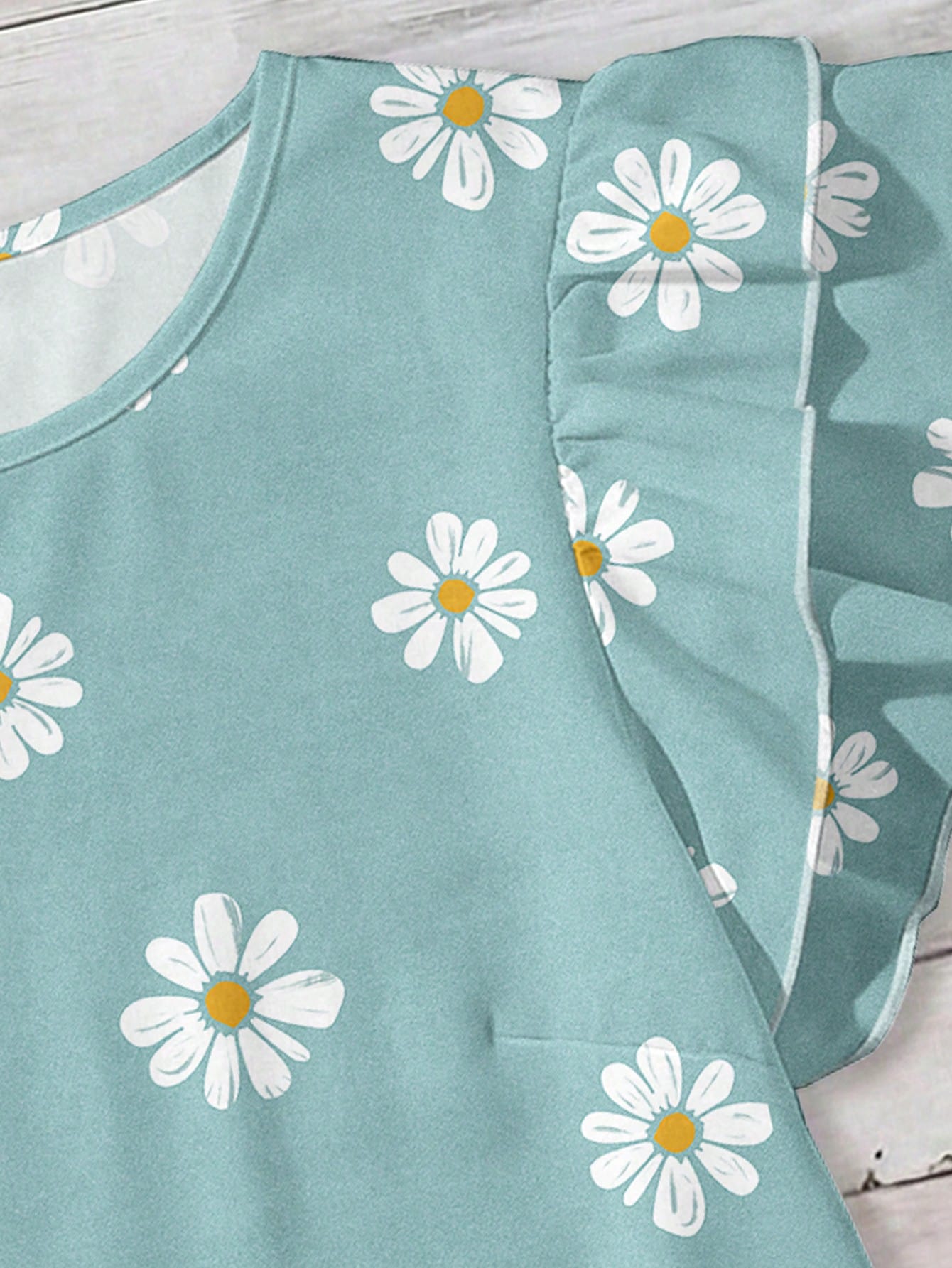 VCAY Plus Size Women's Round Neck Floral Print Casual Versatile Everyday Outing Blouse