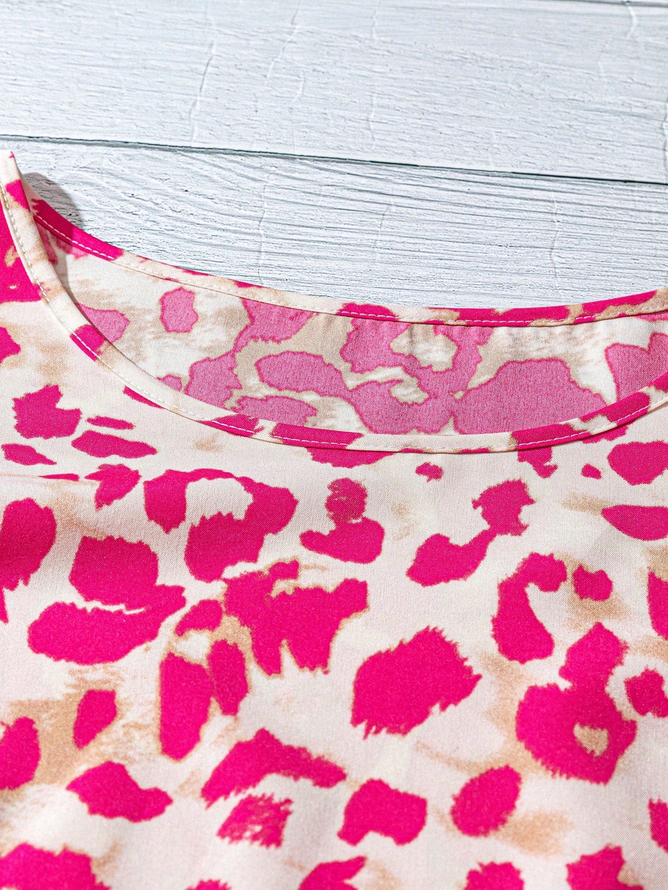 VCAY Plus Size Women's Round Neck Floral Print Casual Versatile Everyday Outing Blouse
