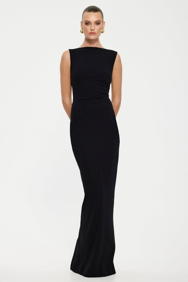 Verona Gown - Black - SHOPJAUS - JAUS