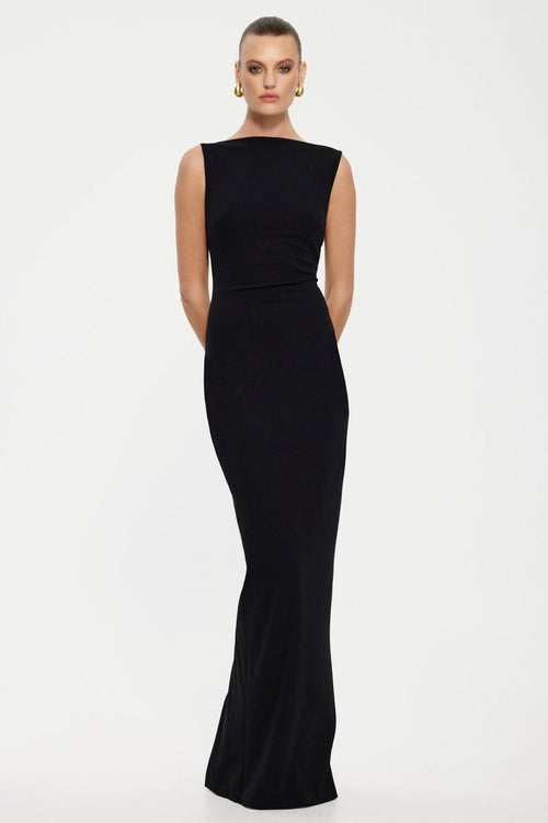 Verona Gown - Black - SHOPJAUS - JAUS
