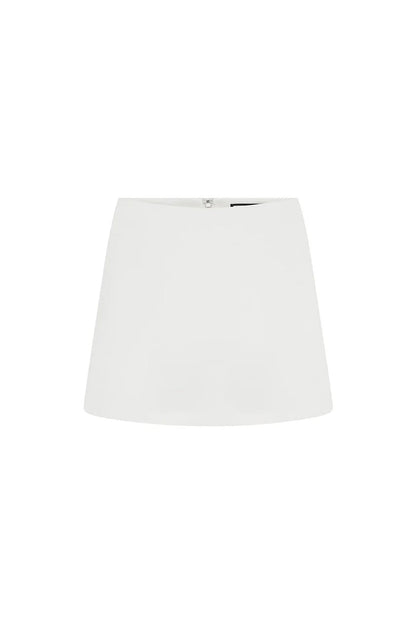 Vieno Mini Skort - White