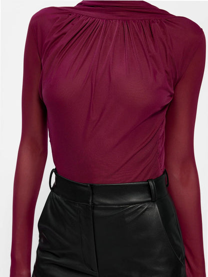 Vihana Bodysuit - Burgundy
