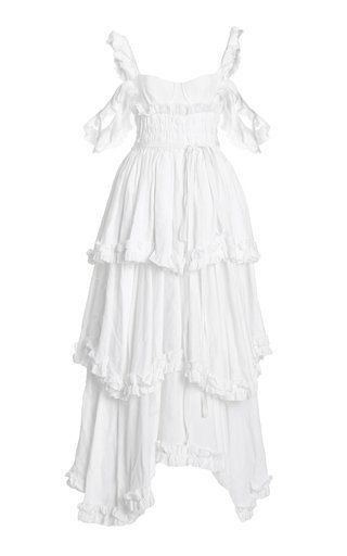 Vintage Ruffle Prom Dresses A-line Evening Party Dress Plus Size Friendly,AST2313