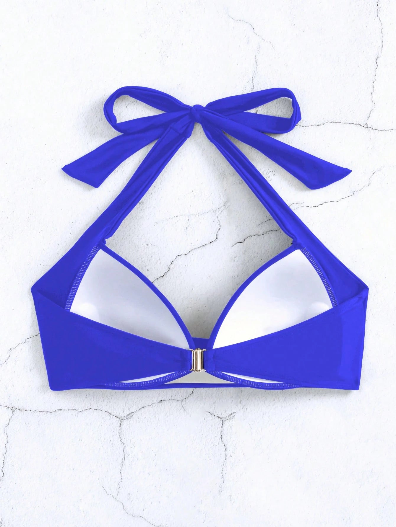 Voyashape Summer Beach Solid Color Halter Bikini Top