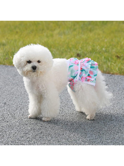Washable Female Dog Diapers (3 Pack)-No Leak And Harassment Reusable Diapers For Doggy Female In Period-Highly Absorbent With Strong & Flexible Closure