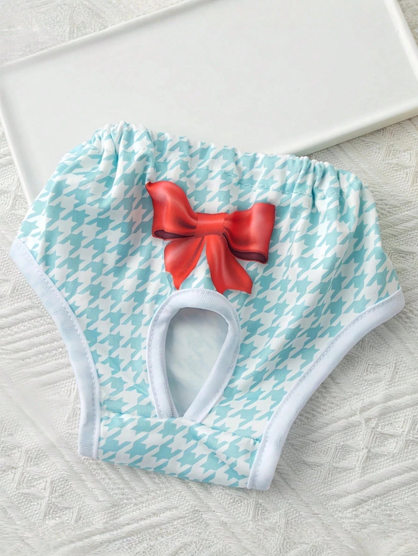 Washable Set Of 7 Dog Physiological Shorts With Cute Pet Prints Absorbent Reusable Leakproof Puppy Diapers For Small Medium Dogs