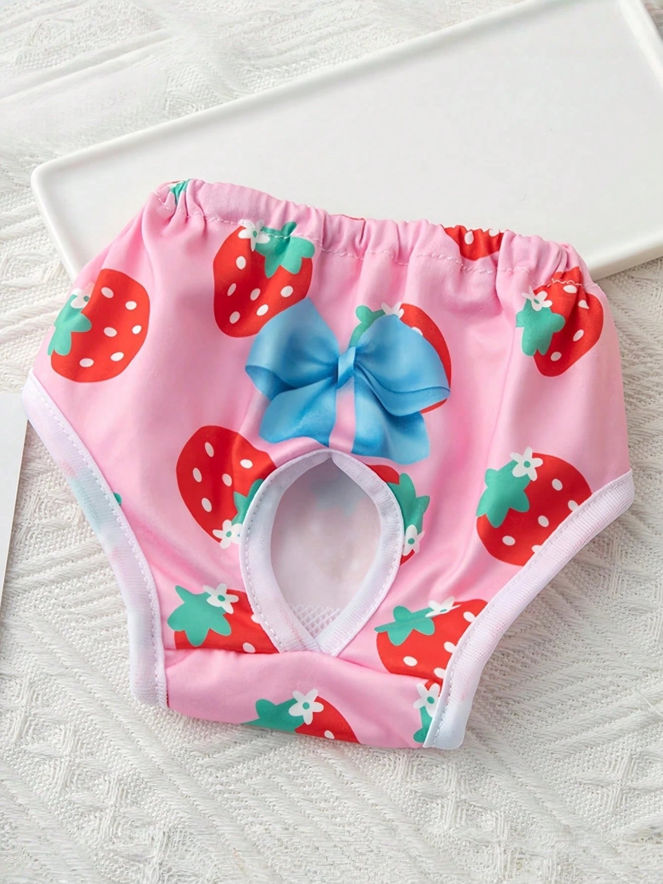 Washable Set Of 7 Dog Physiological Shorts With Cute Pet Prints Absorbent Reusable Leakproof Puppy Diapers For Small Medium Dogs