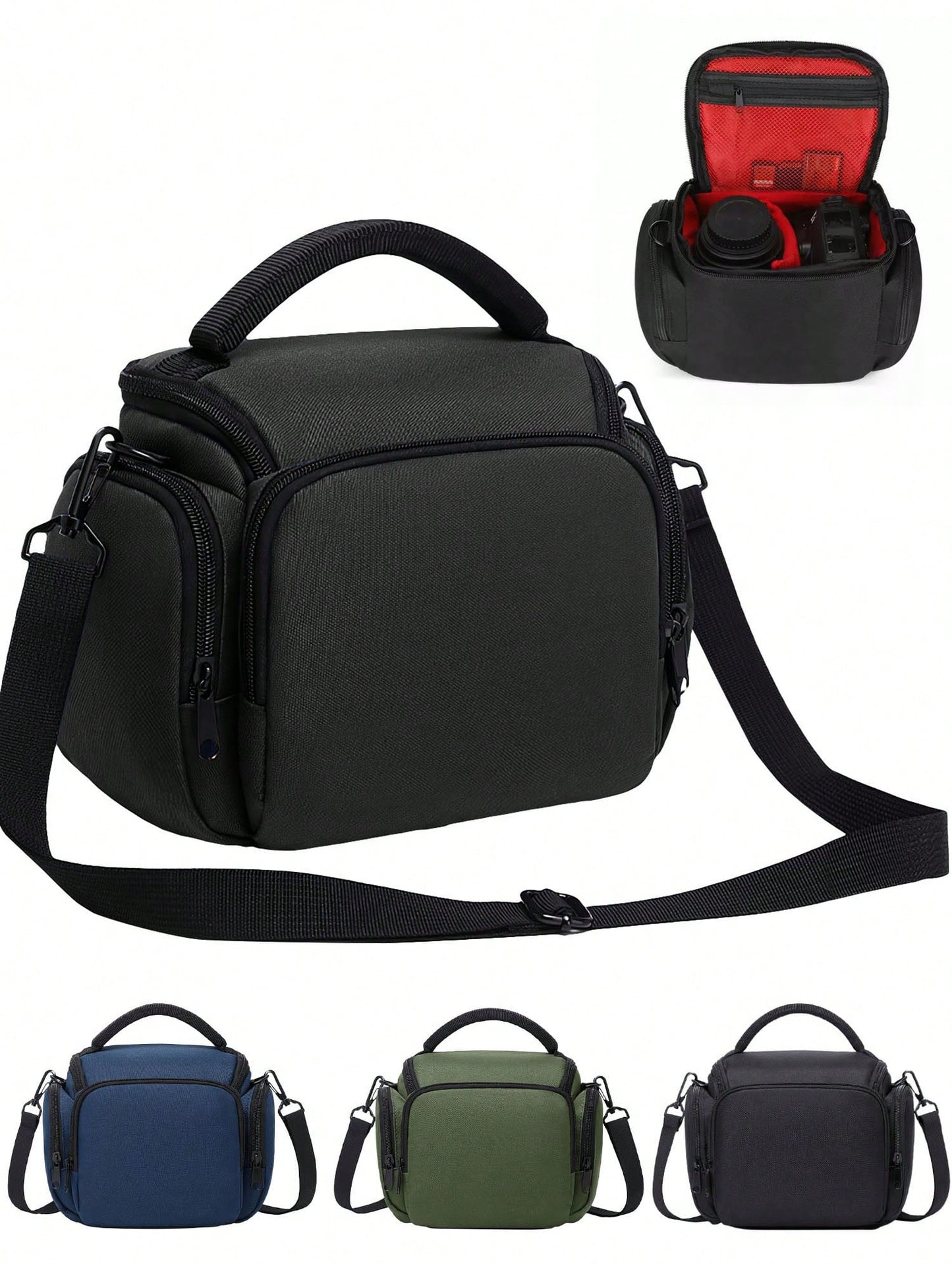 Waterproof Portable Anti-Shock Oxford Digital Camera Case Compatible Protector Travel Camera Lens Carry Case For DSLR SLR