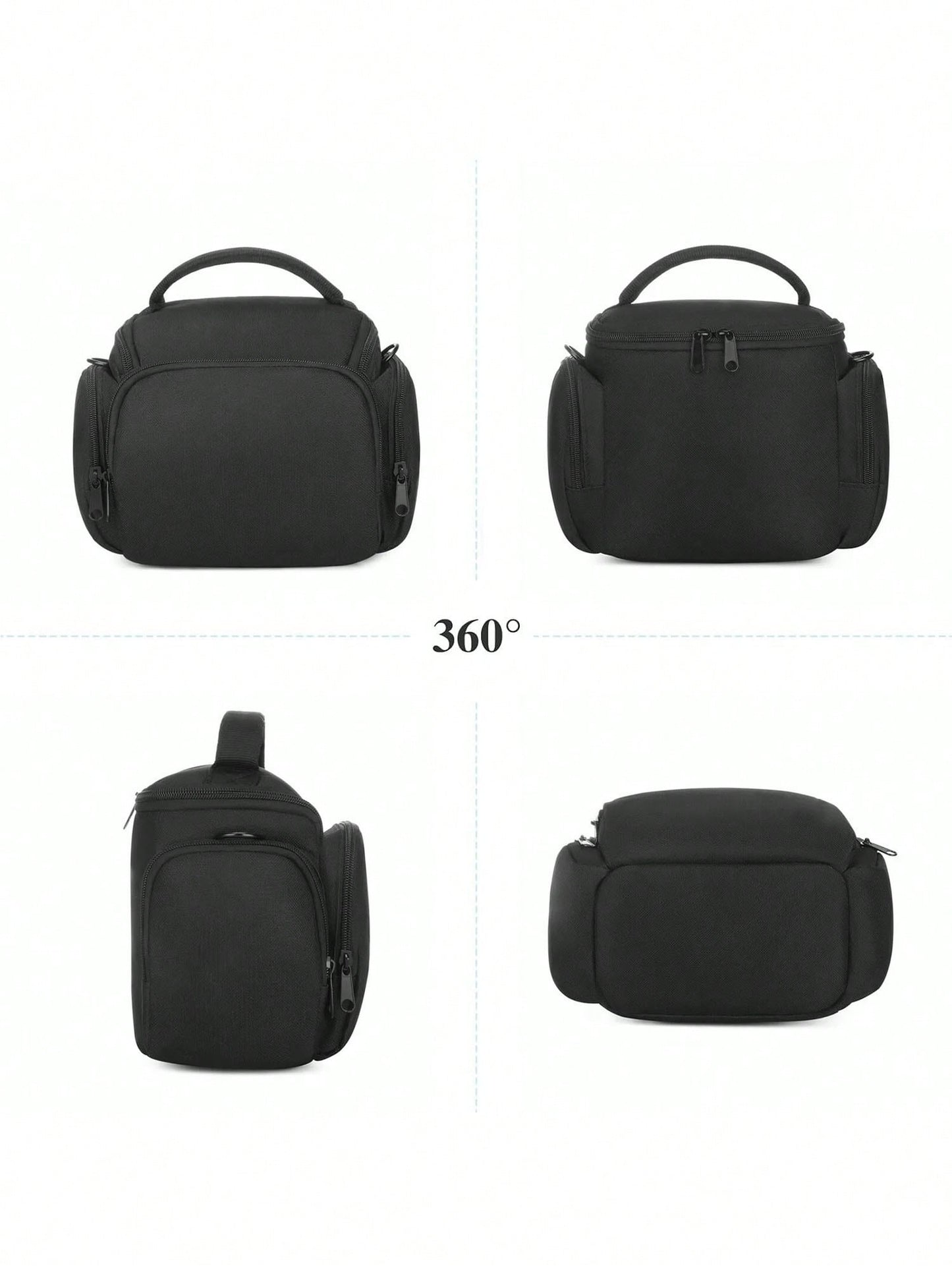 Waterproof Portable Anti-Shock Oxford Digital Camera Case Compatible Protector Travel Camera Lens Carry Case For DSLR SLR