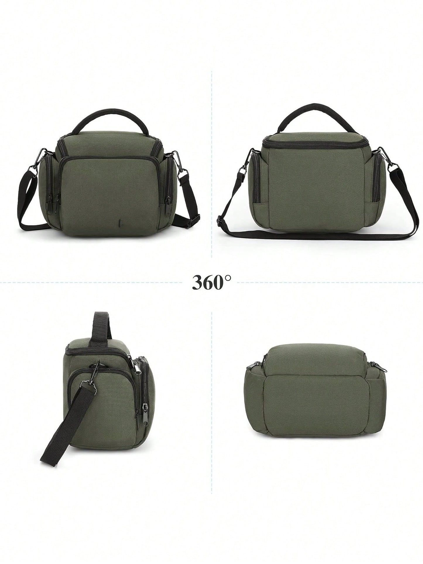 Waterproof Portable Anti-Shock Oxford Digital Camera Case Compatible Protector Travel Camera Lens Carry Case For DSLR SLR