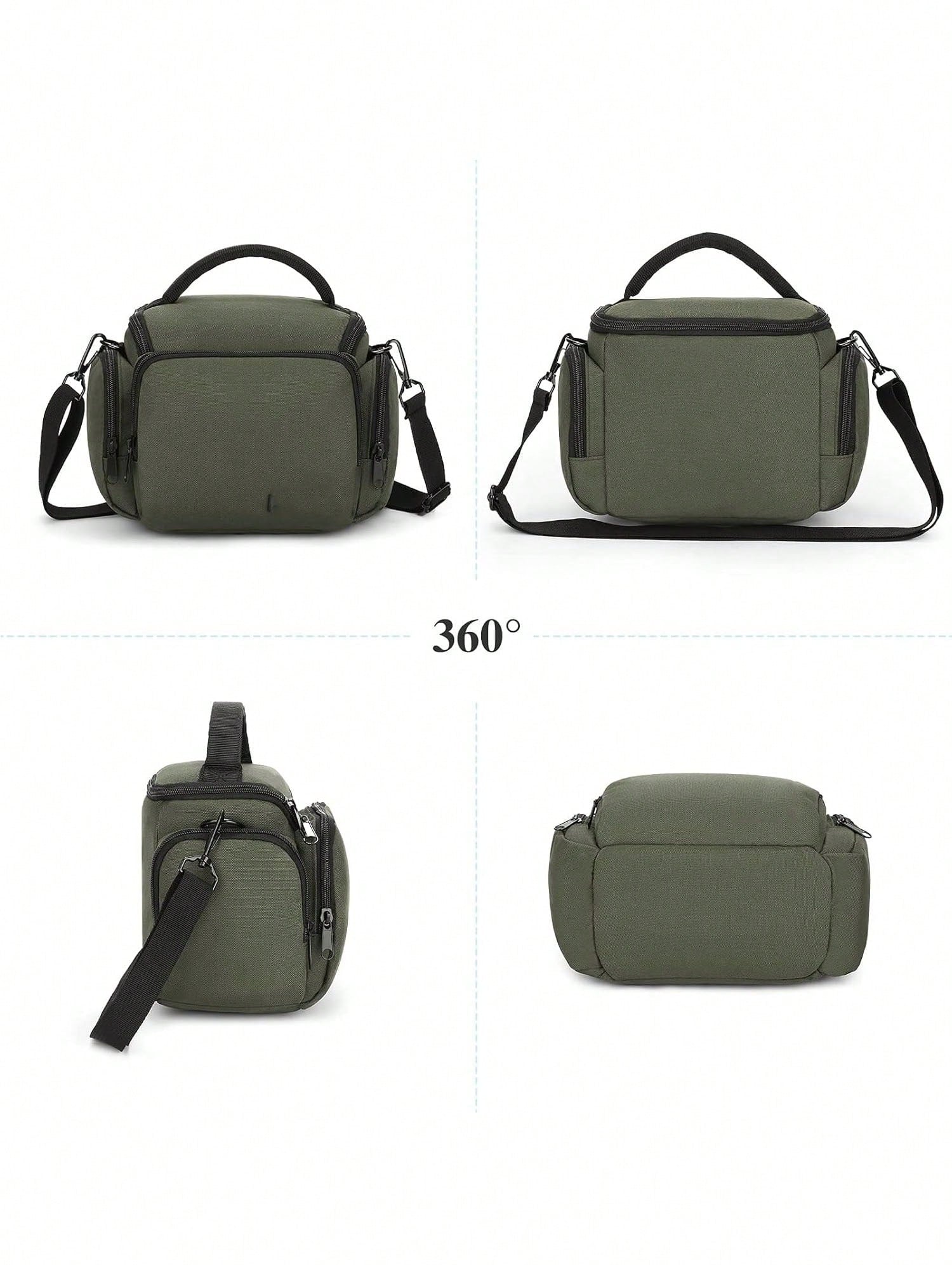Waterproof Portable Anti-Shock Oxford Digital Camera Case Compatible Protector Travel Camera Lens Carry Case For DSLR SLR