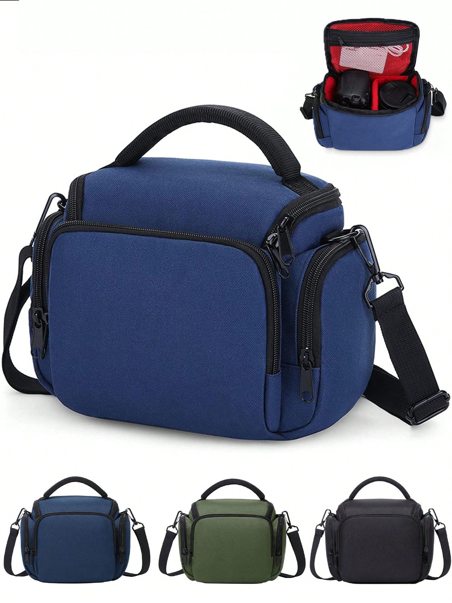 Waterproof Portable Anti-Shock Oxford Digital Camera Case Compatible Protector Travel Camera Lens Carry Case For DSLR SLR