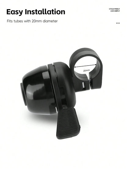 WEST BIKING Aluminum Alloy Bicycle Bell Durable And Rust-Resistant Easy To Install Bicycle Accessory Suitable For Most Bicycles