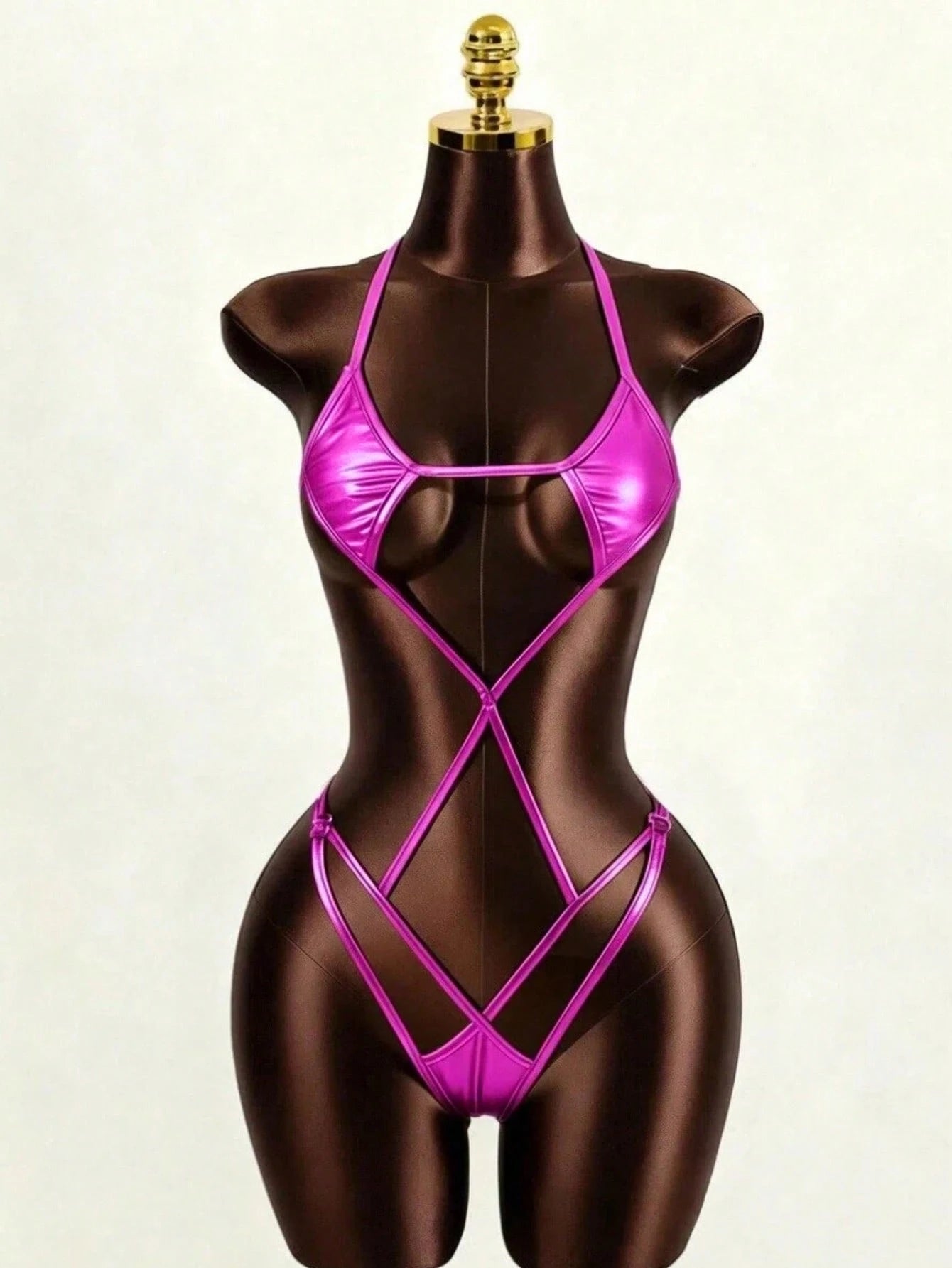 Women's 1pc Pool Party Swimsuit Set, Sexy High Waist Vacation Swimwear, 2026 New Style, Beachwear, Ibiza Style, Vacation Vibe Summer