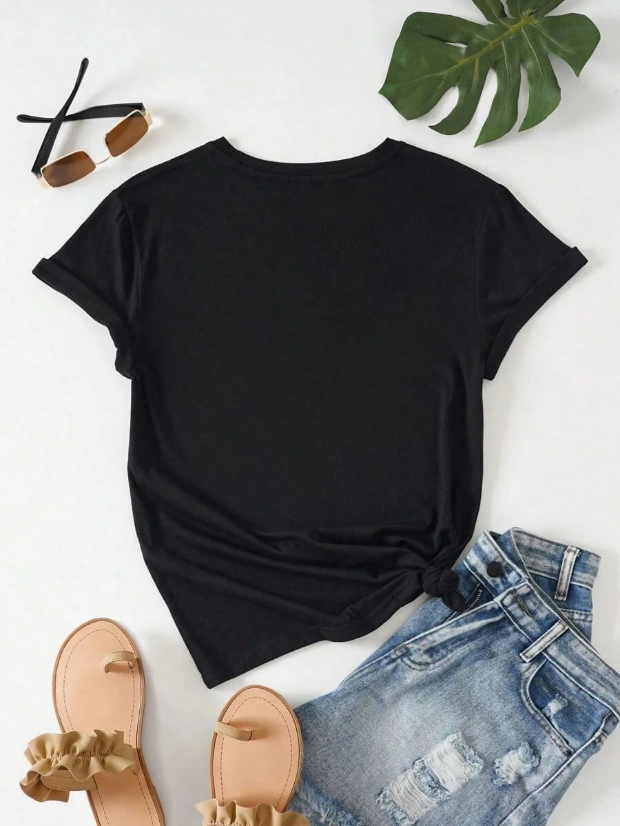 Women's Black Sarcastic Funny Quote T-Shirt- "I'm Actually Not Funny, Just Mean & People Think I'm Joking"| Casual Daily, Party, Streetwear