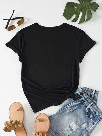 Women's Black Sarcastic Funny Quote T-Shirt- "I'm Actually Not Funny, Just Mean & People Think I'm Joking"| Casual Daily, Party, Streetwear