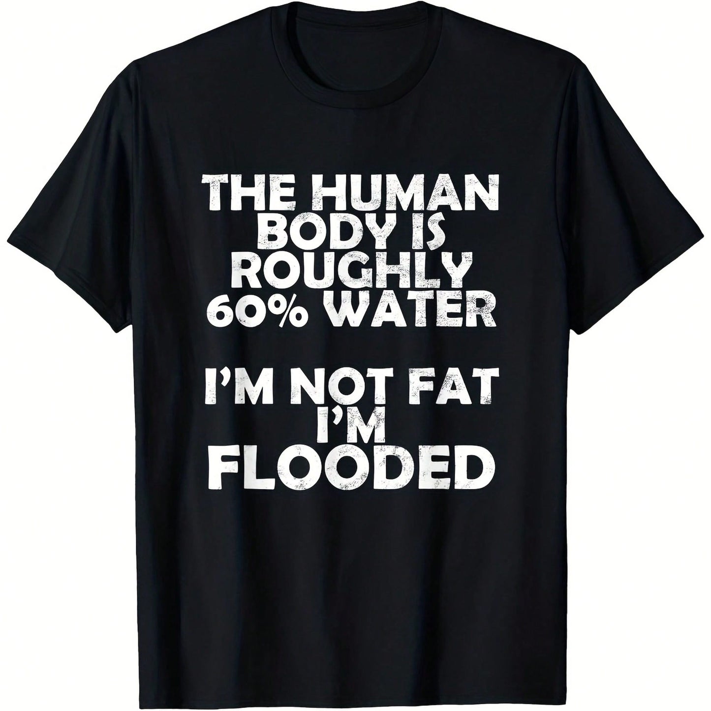Women's Black T-Shirt, Slightly Stretchy, Regular Fit, Fashionable And Versatile, Perfect Gift, Christmas Present.