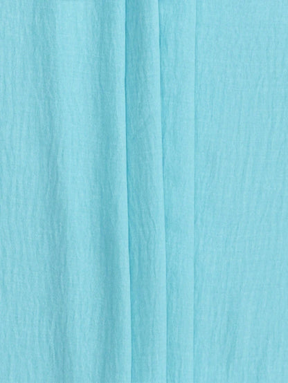 Women's Casual Green Button-Up Shirt Dress, Knee-Length Woven Fabric Mid-Length Dress For Back To School Season Elegant