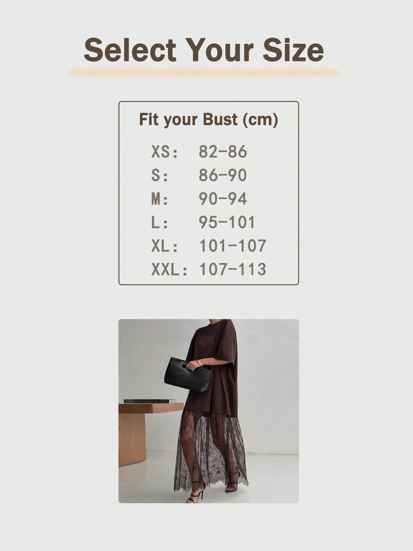 Women's Casual Lace Patchwork Short Sleeve Dress (No Belt), Suggest Ordering One Size Down Elegant Summer Brown