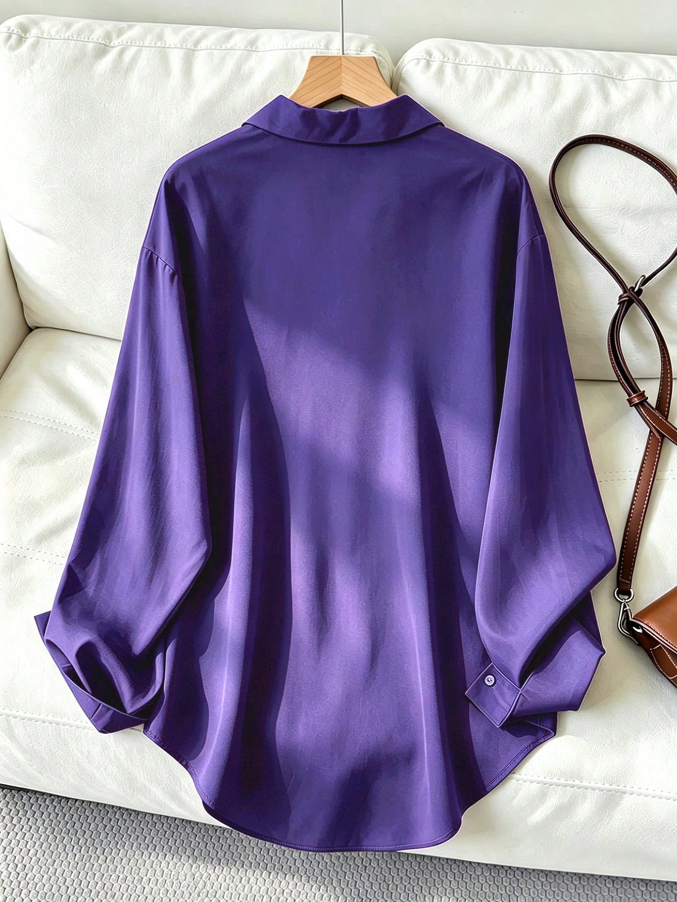 Women's Casual Loose Long Sleeve Shirt, Spring/Autumn