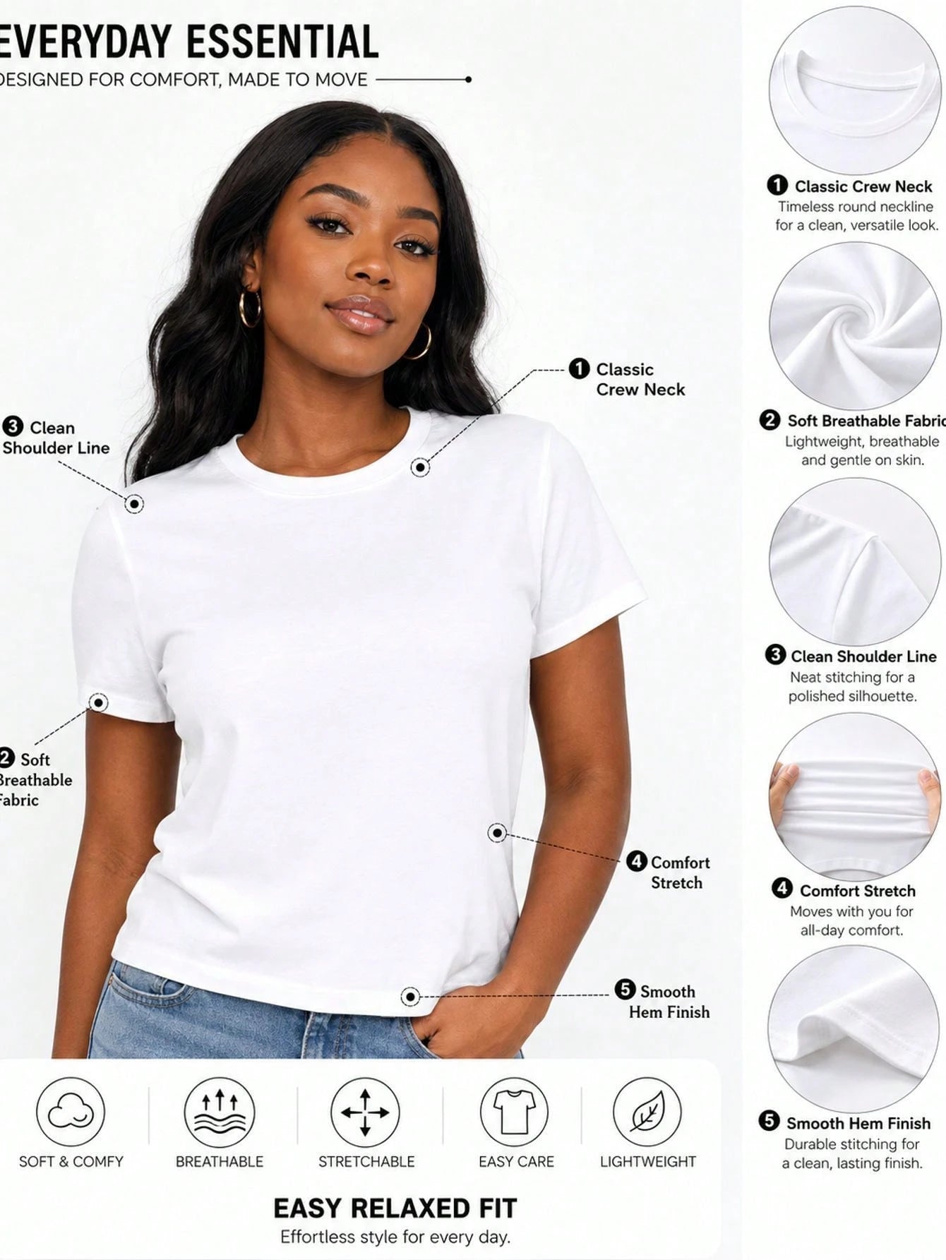 Women's Casual-Shirt With Cute Duck Pattern Design, Soft, Stylish, And Breathable, Suitable Any Season, Print