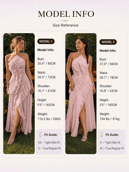Women's Pink Lightweight Halter Neck Backless Ruffle Mid-Length A-Line Dress, Sleeveless Polyester Elegant Party, Wedding Guest Summer