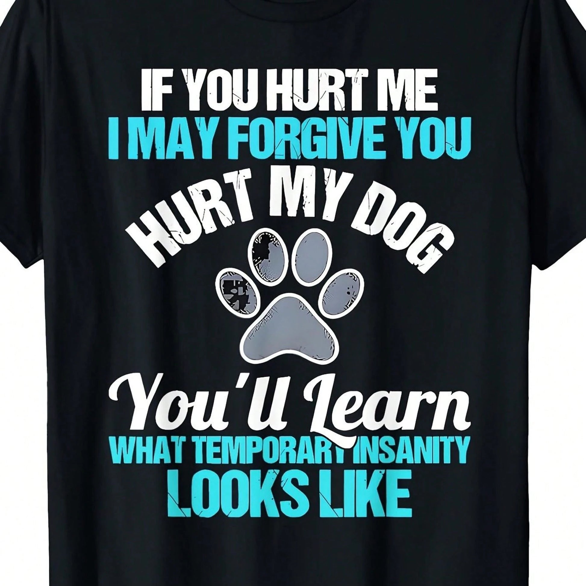Women'S Plus-Size Black Dog-Themed T-Shirt, A Retro Pet Owner'S Declaration. The Casual Crew Neck Design Is Suitable For Dog Lovers, Machine Washable