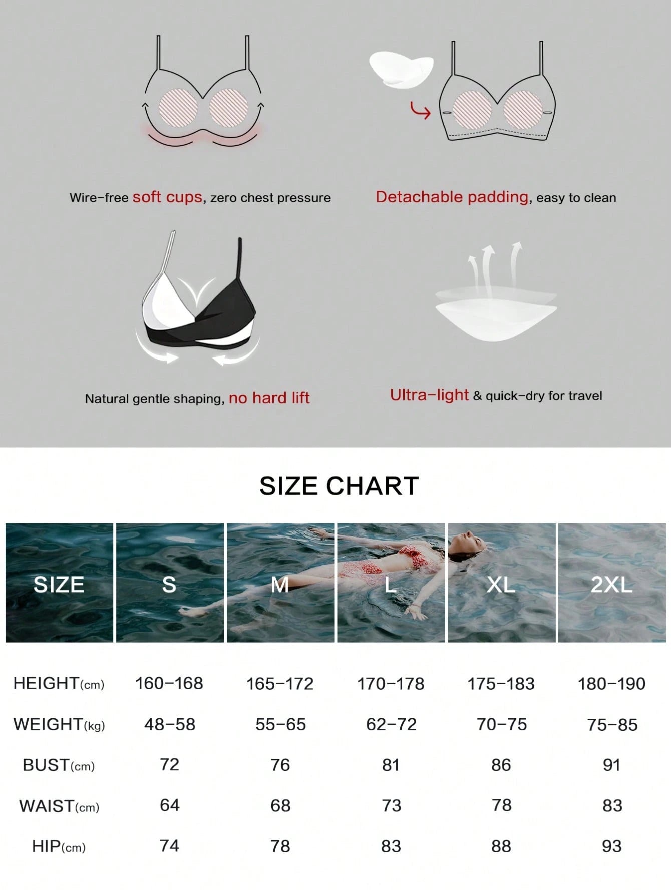 Women's Sexy Casual Black & White Color Block Spaghetti Strap Bikini Set, Beach Summer Vacation New Style Holiday Travel Outfit, High Cut, Aesthetic