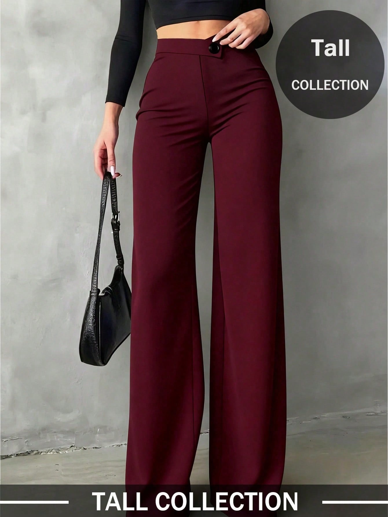 Women's Solid Color Casual Elegant Straight Leg Pants, Suitable For Daily Wear, Office Commute, Dates, Holidays, Parties Spring