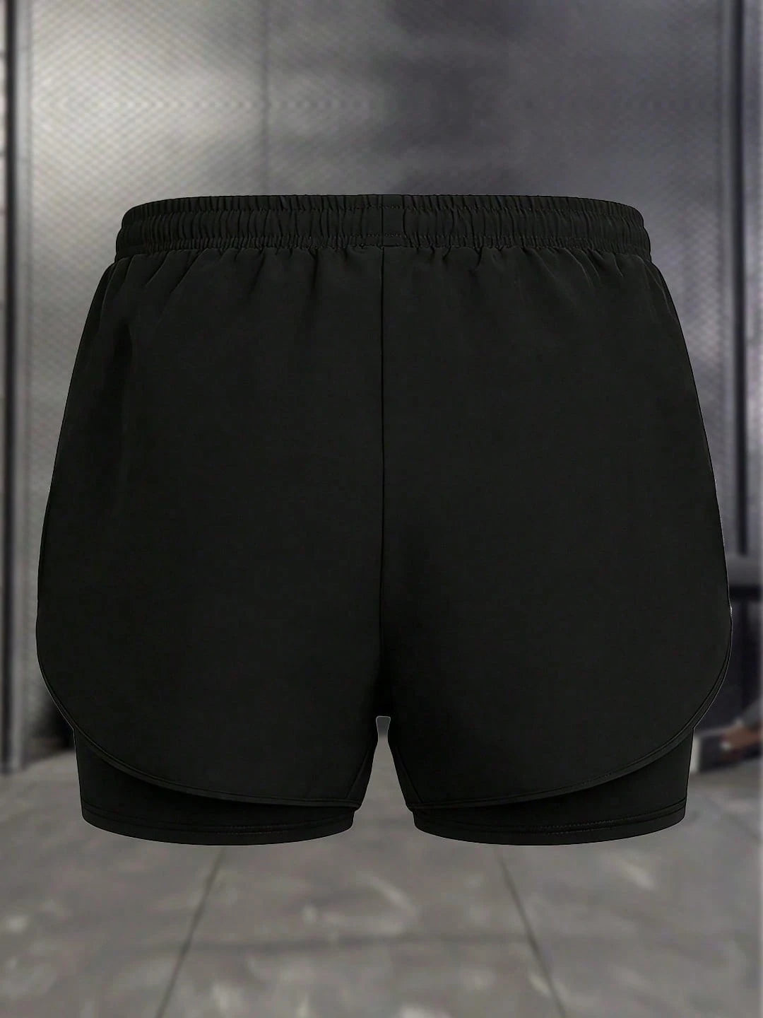 Women's Summer Drawstring Double-Layer Casual Sports Shorts, Suitable For Outdoor Hiking, Cycling, Ball Sports, Running And Indoor Fitness