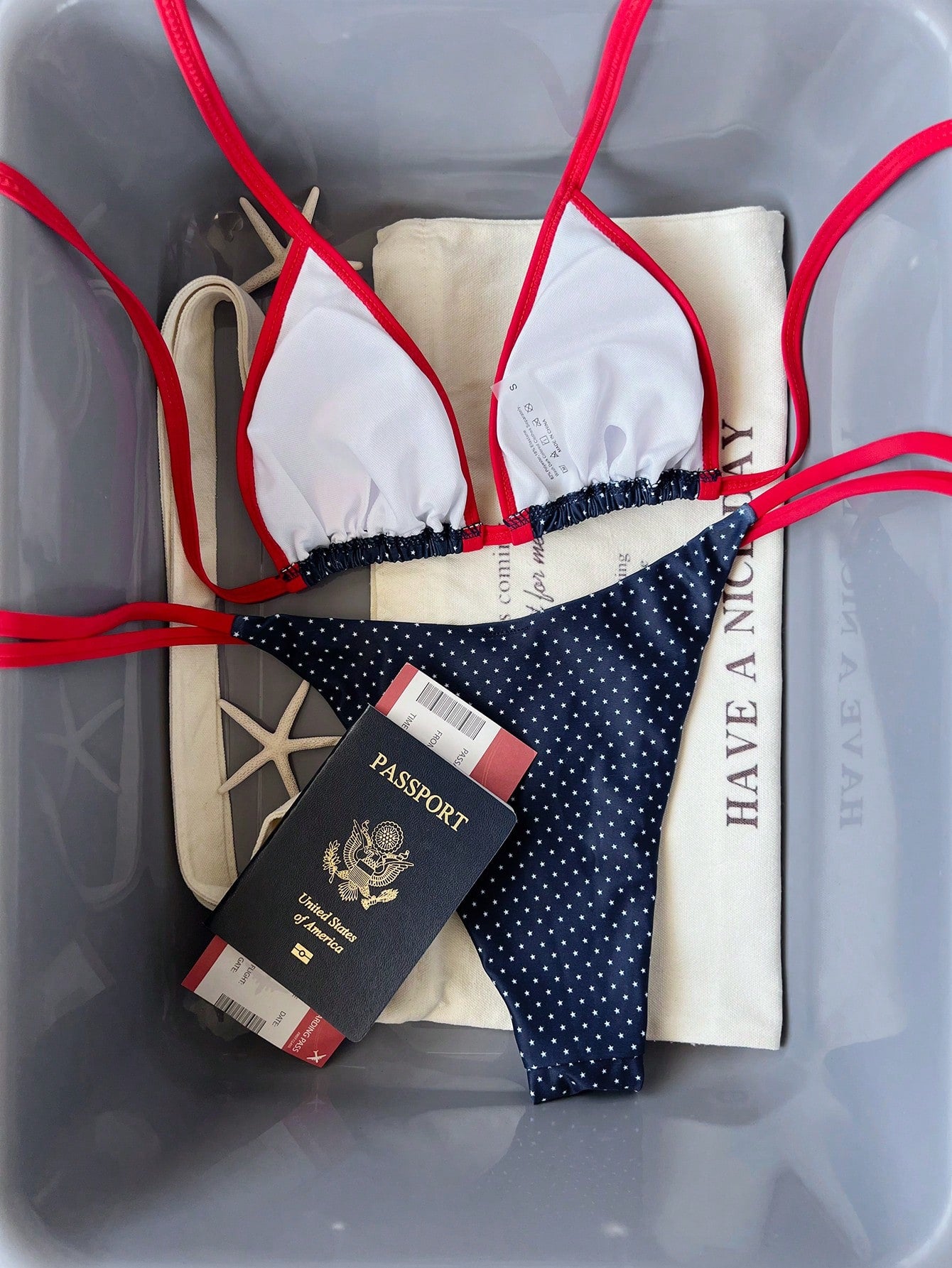 Women's Summer Vacation Swimwear Set, Polka Dot Camisole Top Paired With Tie-Front Bikini Bottoms, Sweet Girl Style Bikini Set Beach, Vintage Look