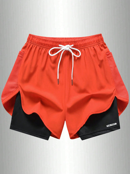 Women's Yoga Shorts Set, Featuring Quick-Dry Fabric And Mesh Pocket Design. Sports Summer