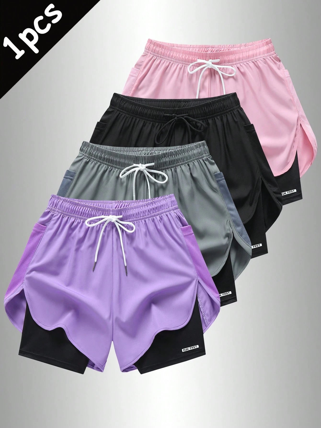 Women's Yoga Shorts Set, Featuring Quick-Dry Fabric And Mesh Pocket Design. Sports Summer