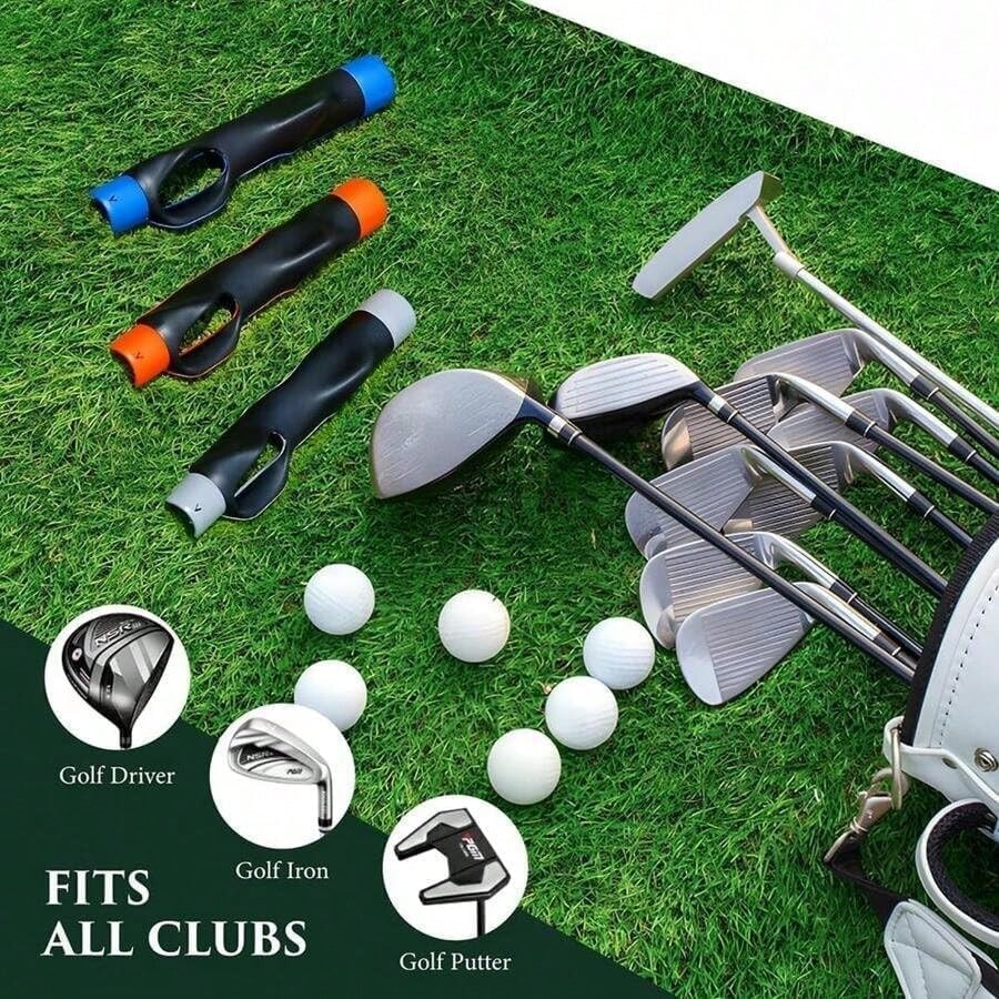 XISIYUJZ Golf Club Grip Trainer, Right-Handed Grip Trainer, Golf Club Grip And Swing Training Aid, Helps Golfers Maintain Correct Grip Posture, Can Be Installed On Most Golf Club Grips