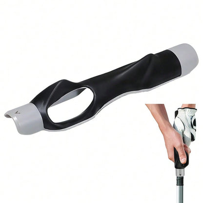 XISIYUJZ Golf Club Grip Trainer, Right-Handed Grip Trainer, Golf Club Grip And Swing Training Aid, Helps Golfers Maintain Correct Grip Posture, Can Be Installed On Most Golf Club Grips