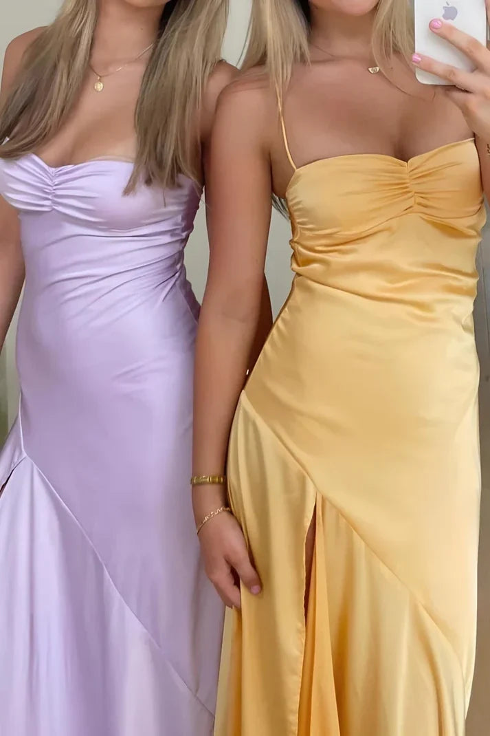 Yellow/Lilac Bodycon Prom Dresses Long Party Evening Gown,AST2121