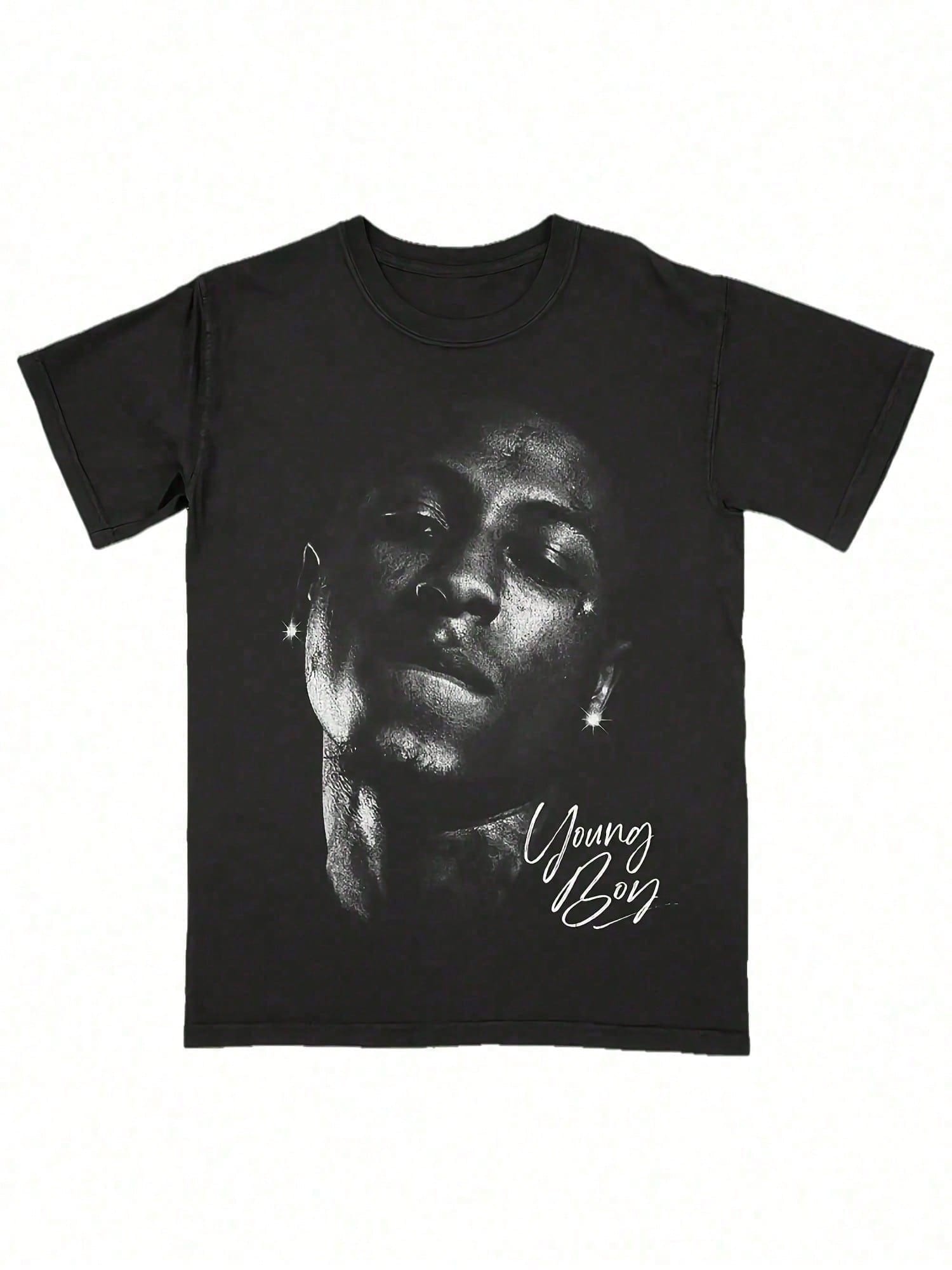 YoungBoy Never Broke Again Shirt Kentrell DeSean Gaulden Tee American Rapper Shirt YoungBoy Tee AI YoungBoy 2-Shirts Fashionable Short-Sleeved
